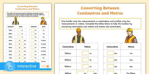 converting cm to mm worksheet year 3