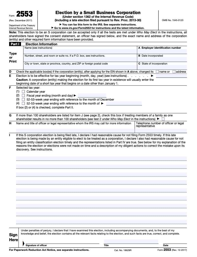 corporate tax worksheet