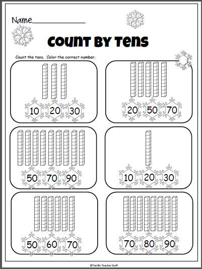 counting base 10 blocks worksheets