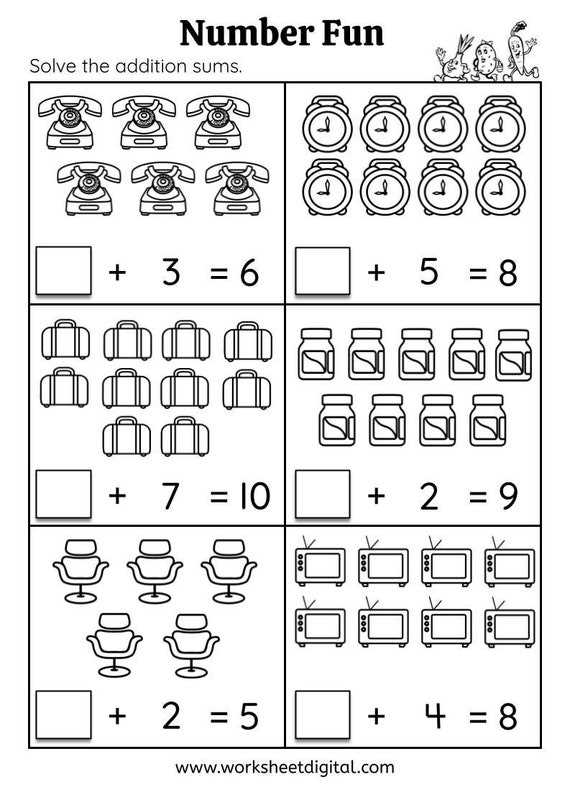 counting with pictures worksheets