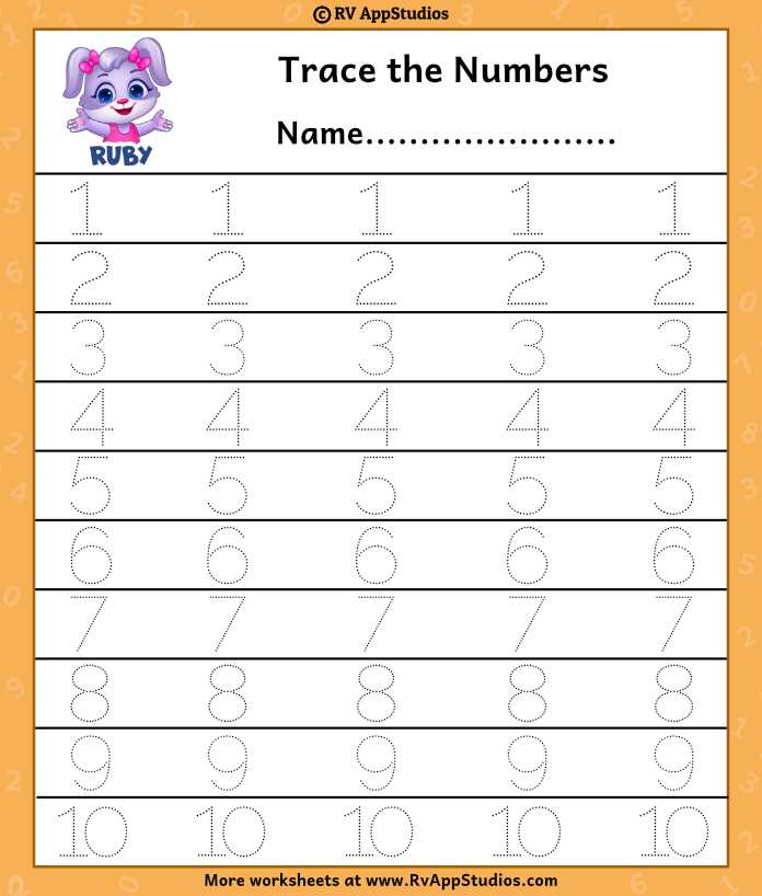 counting worksheets 1 10 free