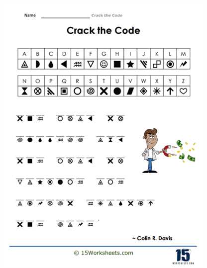crack the code worksheet printable