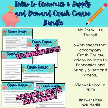 crash course economics episode 1 worksheet