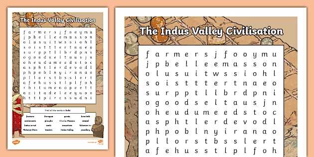 crash course indus valley worksheet