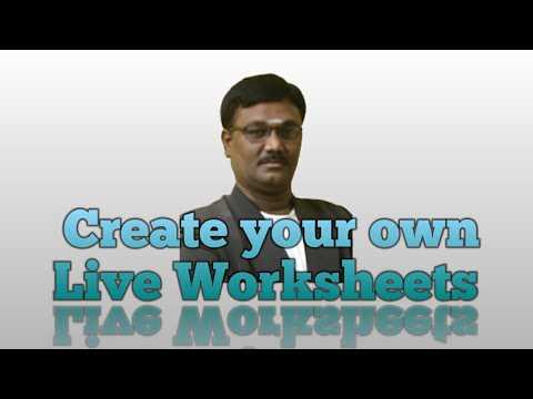 create live worksheet