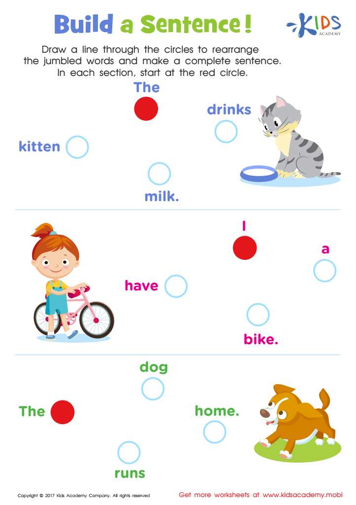 create worksheets for kids