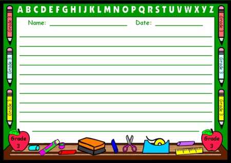 creative writing worksheets for class 3