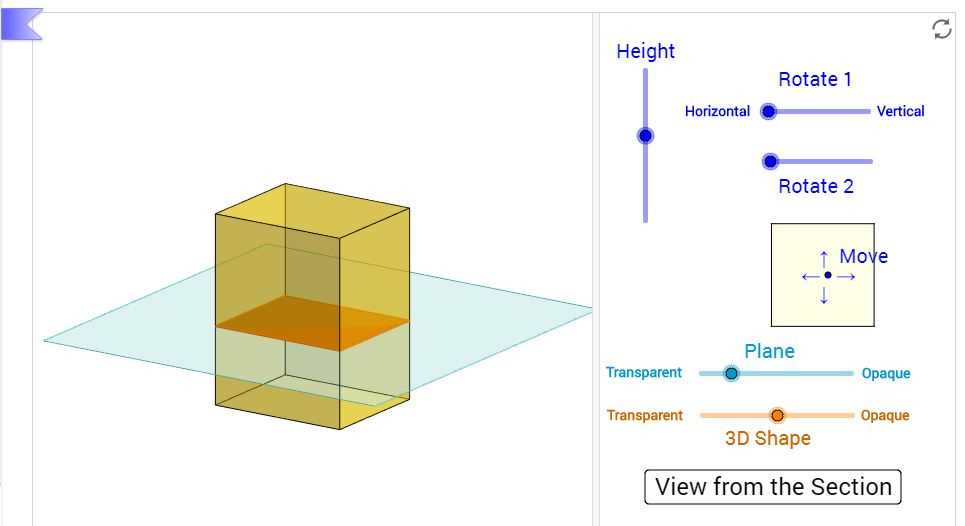 cross section of 3d shapes worksheet