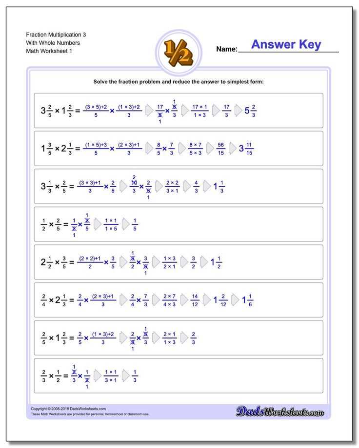 cross simplifying fractions worksheet