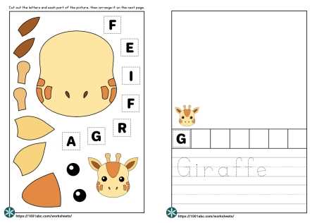 cut and glue worksheets for preschool