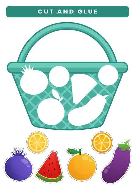 cut and glue worksheets for preschool