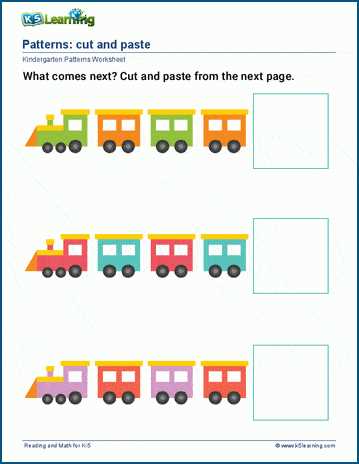 cut and paste worksheet kindergarten