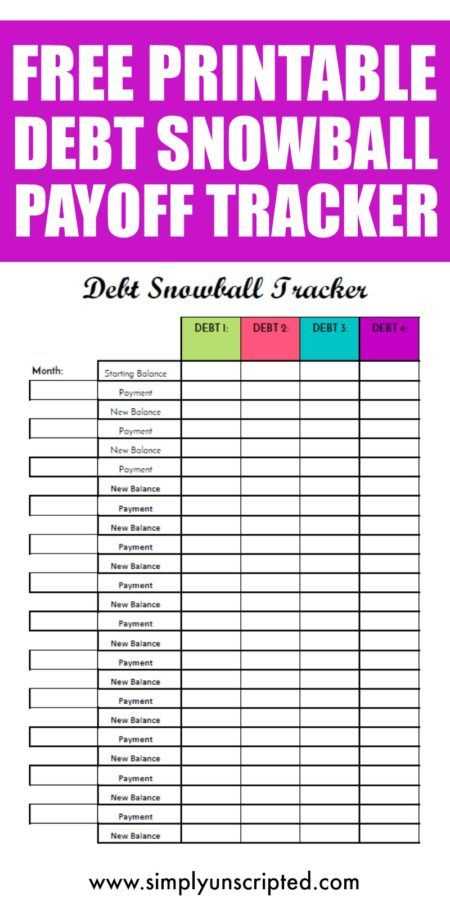 dave ramsey debt snowball worksheet free