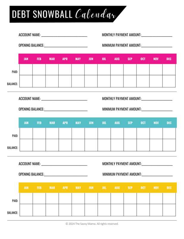 dave ramsey debt snowball worksheet free
