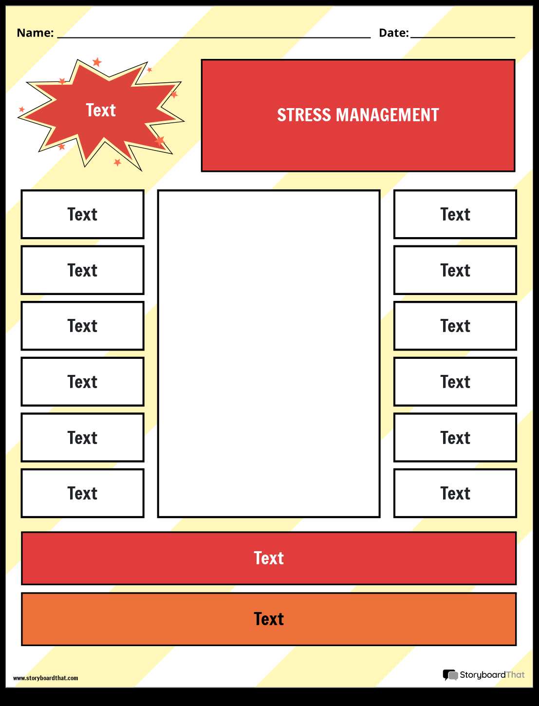 dealing with stress worksheets