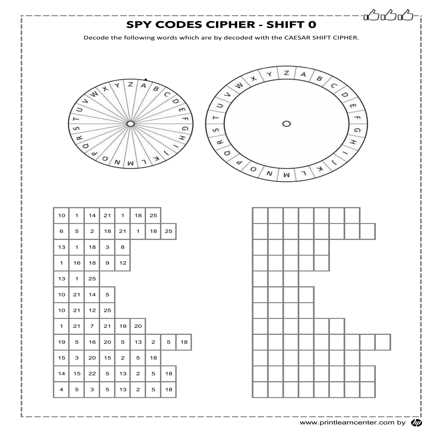 decoder worksheet