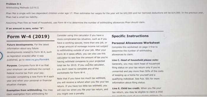 deductions worksheet on page 3 of the federal w 4