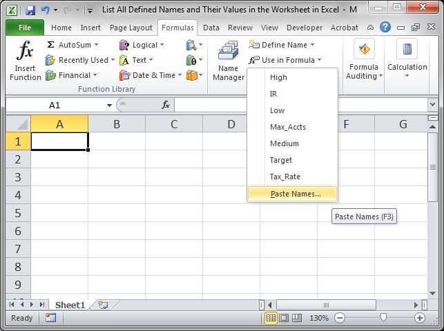 define excel worksheet