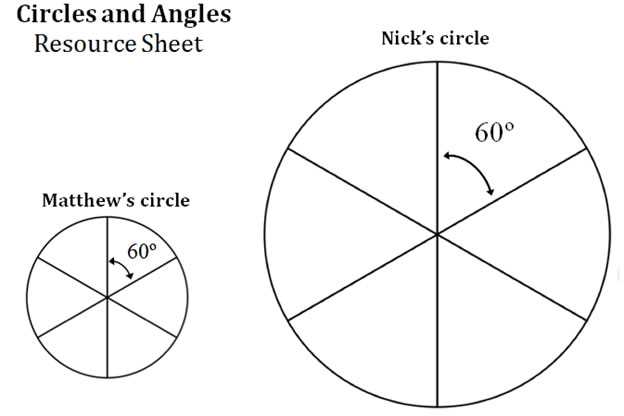 degree measures in circles worksheet