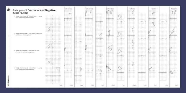dilations translations worksheet