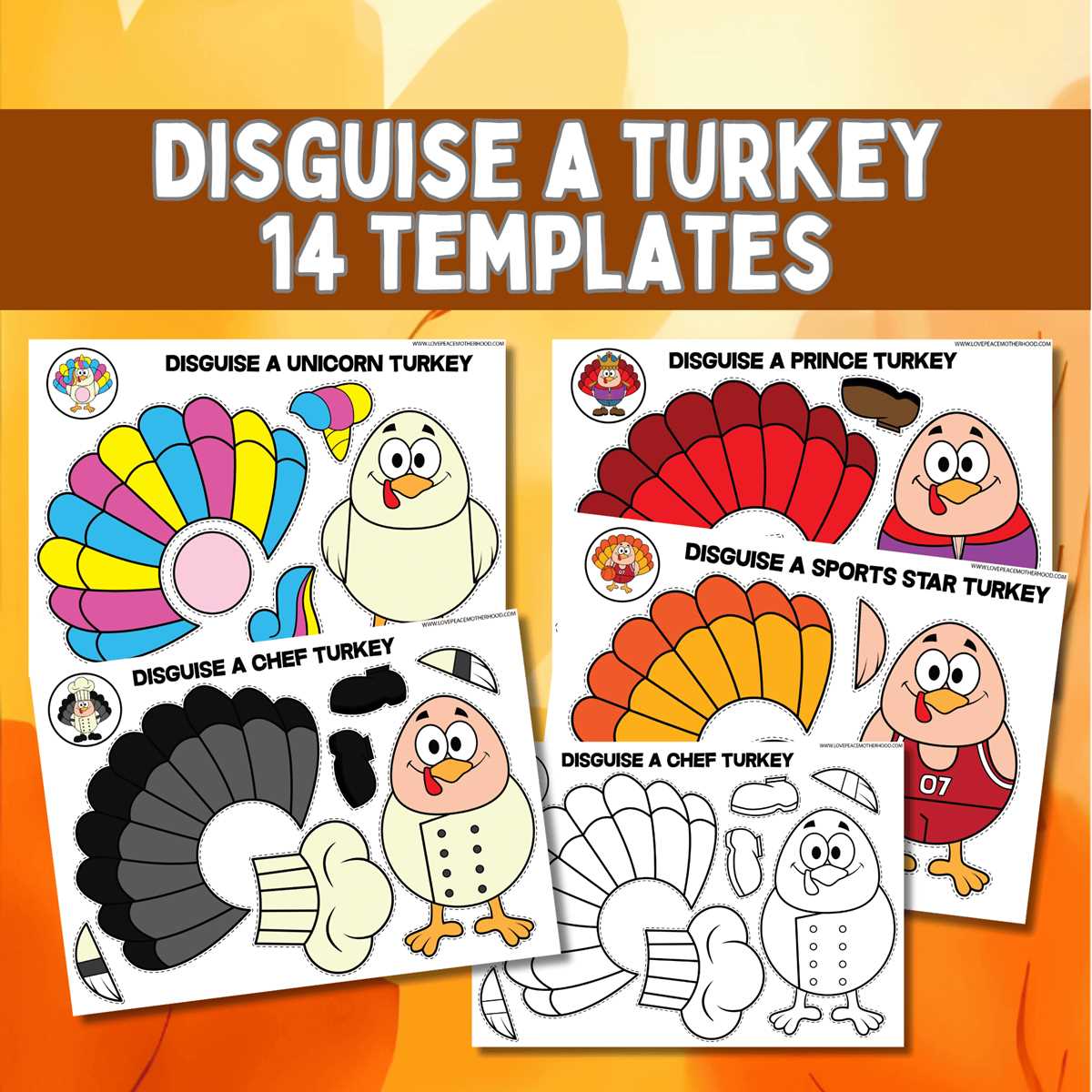 disguise a turkey worksheet