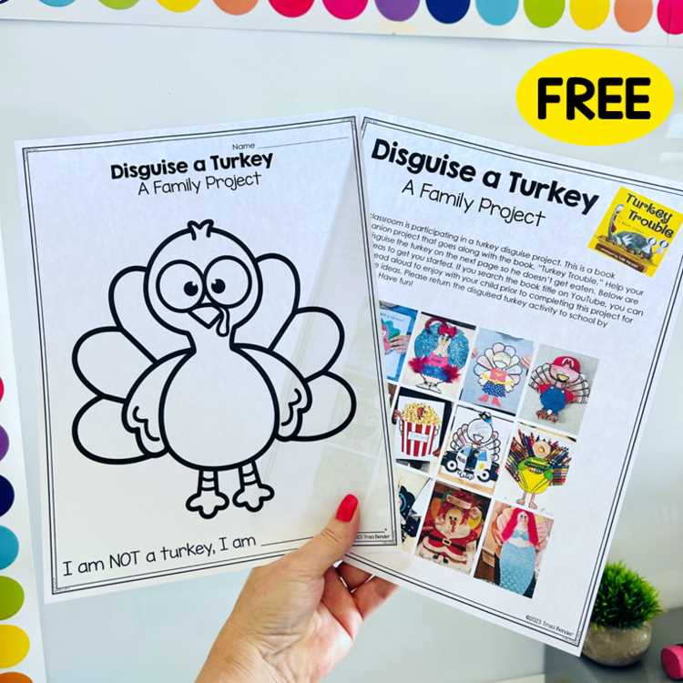disguise turkey worksheet disguise turkey worksheet