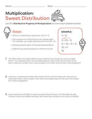 distributing worksheet