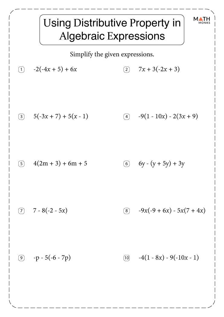 distributive properties of multiplication worksheets