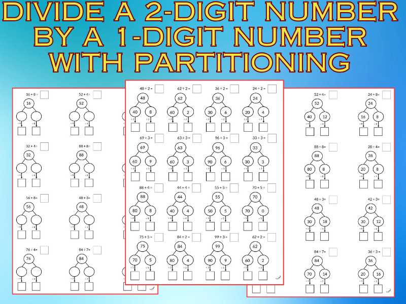 divide by 2 digit numbers worksheet