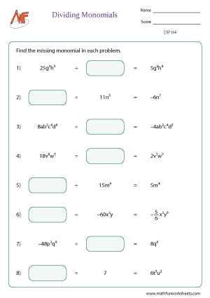 dividing polynomials worksheet free