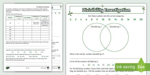 divisibility rules 3 6 9 worksheets