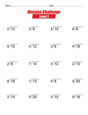 division worksheet practice