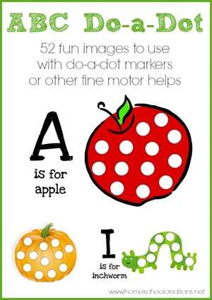 dot art alphabet worksheets