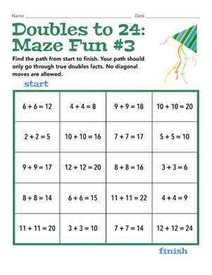 doubles and near doubles worksheet doubles and near doubles worksheet