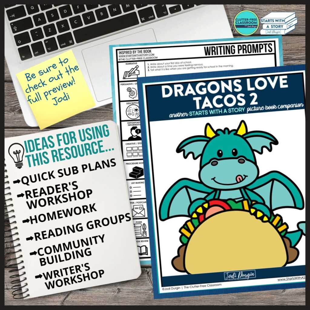 dragons love tacos worksheet