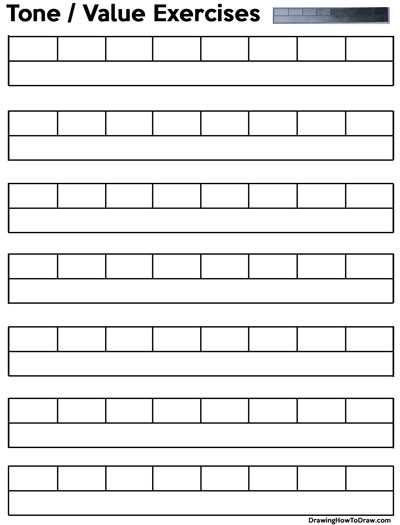 draw the values worksheet