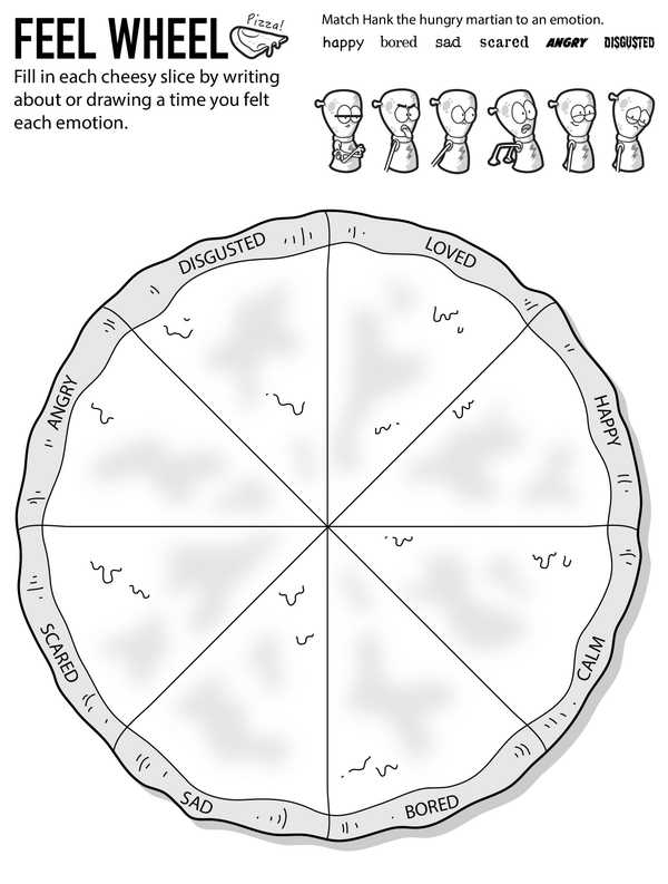 drawing feelings worksheets
