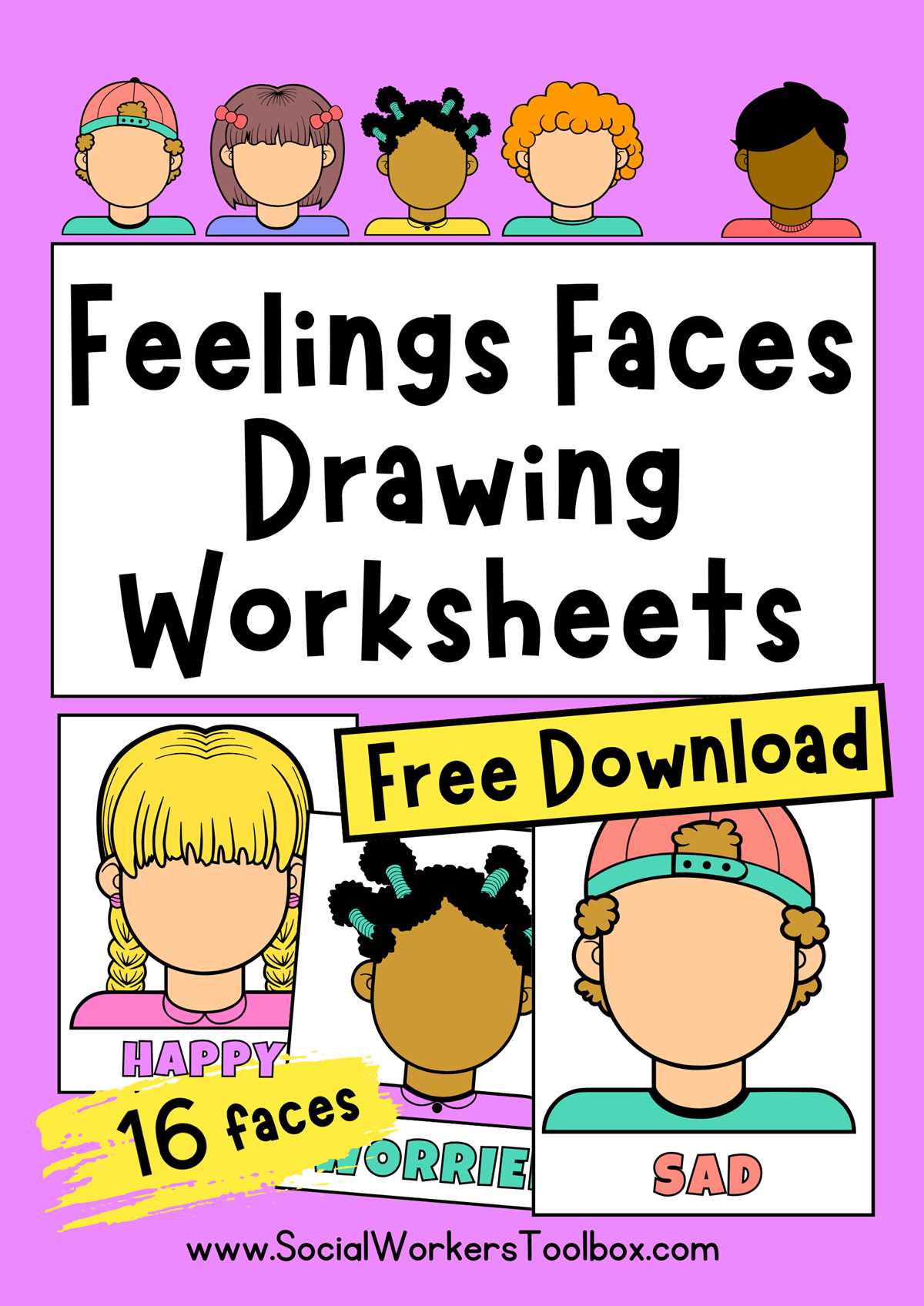 drawing feelings worksheets