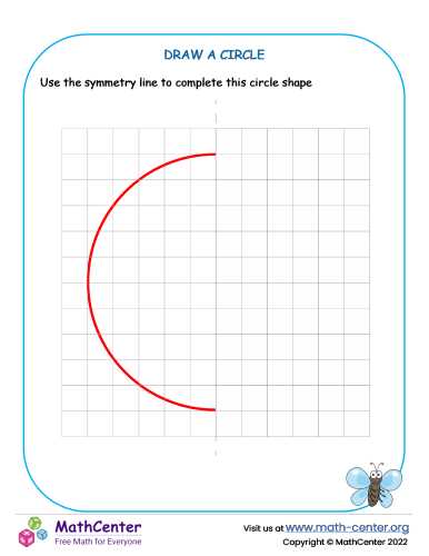 drawing symmetrical shapes worksheets