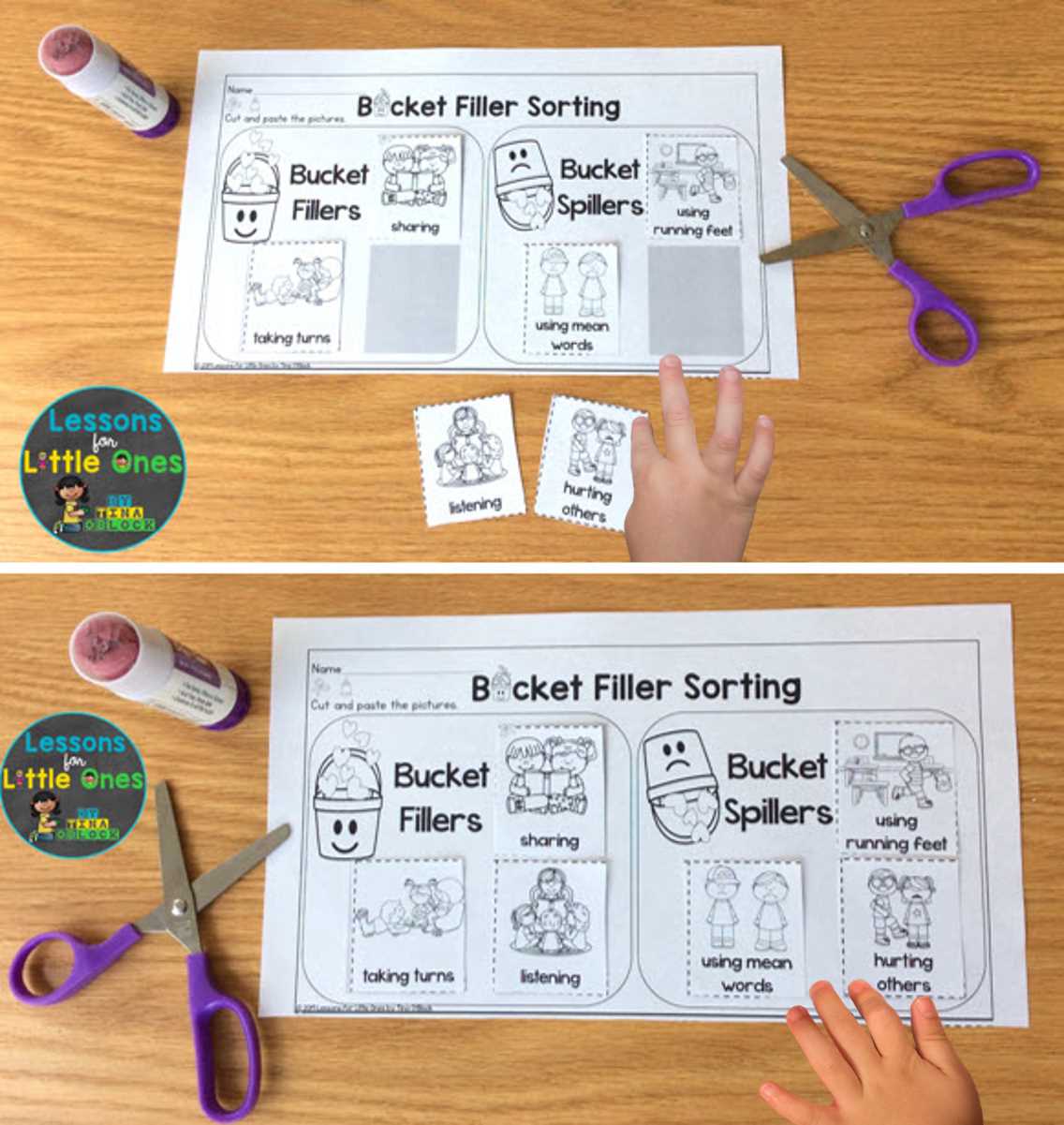 drop in the bucket worksheets