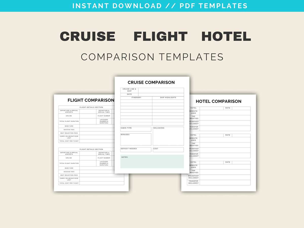 dts constructed travel comparison worksheet