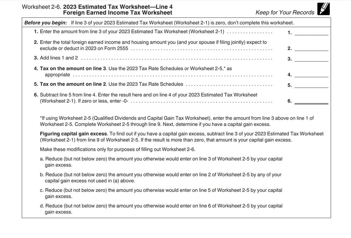 earned income tax worksheet