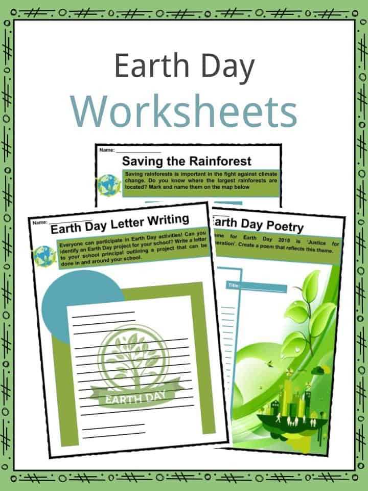 earth day activity worksheets