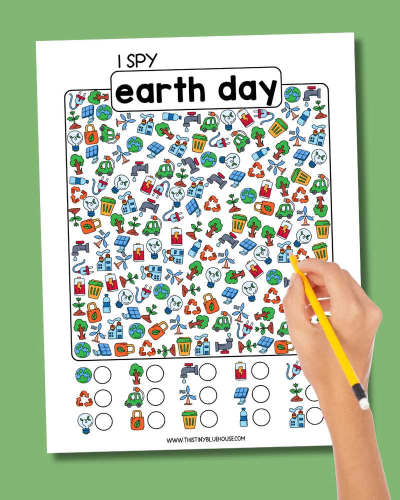 earth day i spy worksheet earth day i spy worksheet