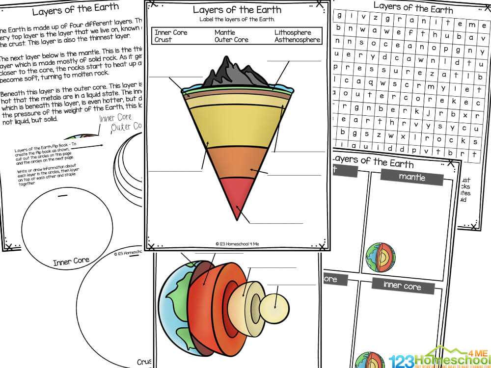 earth revealed worksheets