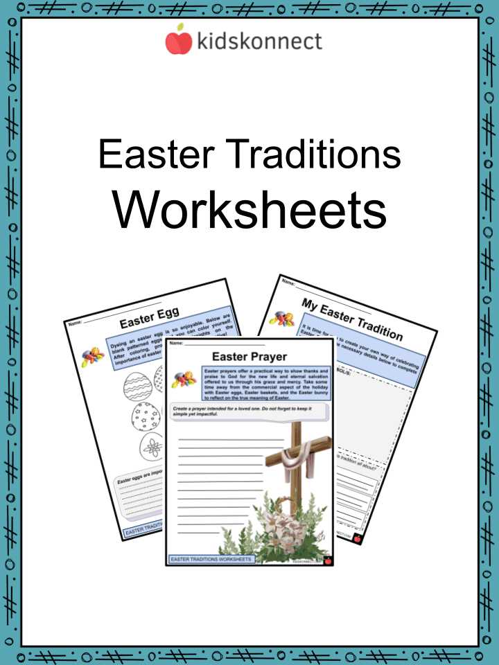 easter literacy worksheets