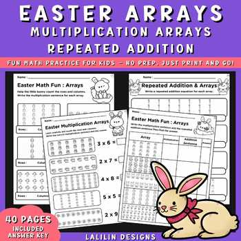 easter math multiplication worksheets