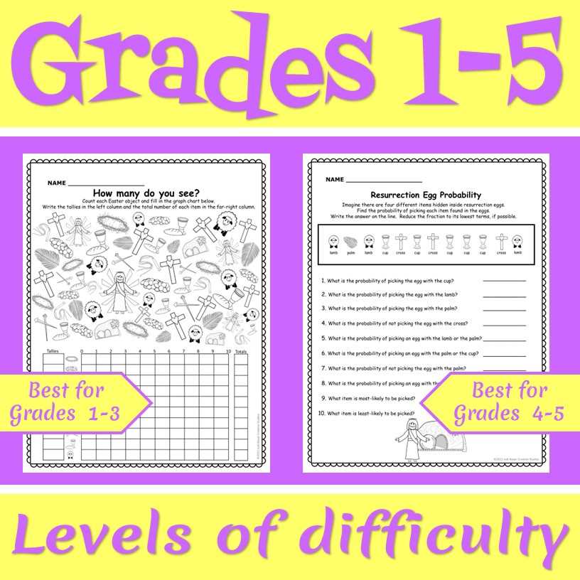 easter math worksheets 4th grade