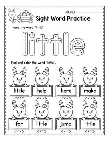 easter worksheet printables