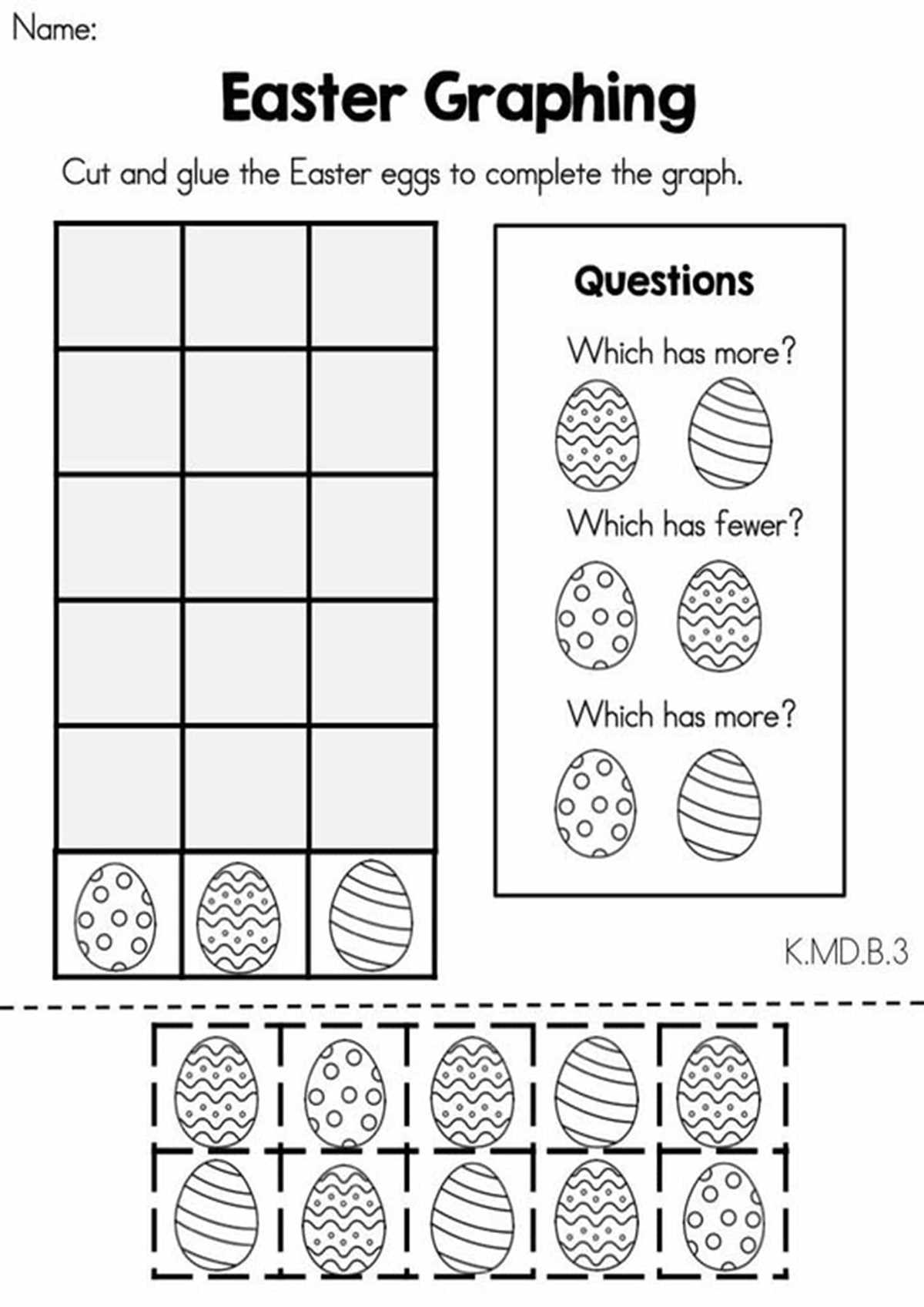 easter worksheets for prek